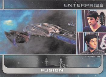 2002 Rittenhouse Star Trek Enterprise Season 1 #52 The Enterprise crew was shocked to find that Front