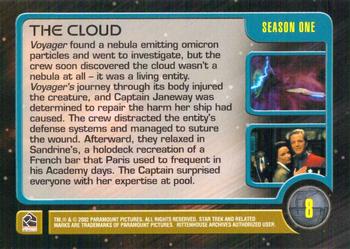 2002 Rittenhouse The Complete Star Trek: Voyager #8 The Cloud Back