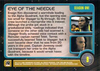 2002 Rittenhouse The Complete Star Trek: Voyager #9 Eye of the Needle Back
