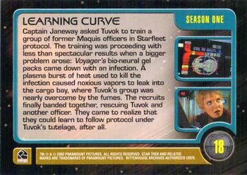 2002 Rittenhouse The Complete Star Trek: Voyager #18 Learning Curve Back