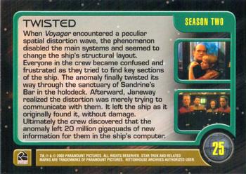 2002 Rittenhouse The Complete Star Trek: Voyager #25 Twisted Back