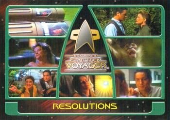 2002 Rittenhouse The Complete Star Trek: Voyager #44 Resolutions Front