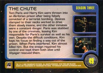 2002 Rittenhouse The Complete Star Trek: Voyager #49 The Chute Back