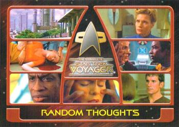 2002 Rittenhouse The Complete Star Trek: Voyager #83 Random Thoughts Front