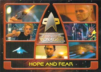2002 Rittenhouse The Complete Star Trek: Voyager #99 Hope and Fear Front