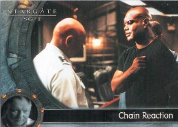 2002 Rittenhouse Stargate SG-1 Season 4 #46 General Hammond abruptly resigns from the SGC, Front