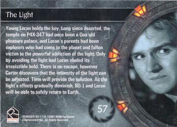 2002 Rittenhouse Stargate SG-1 Season 4 #57 Young Loran holds the key. Long since deserted Back