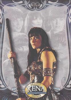2002 Rittenhouse Xena Beauty & Brawn #1 Xena was a ruthless warlord, feared for her mi Front