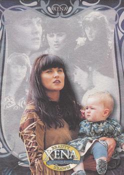 2002 Rittenhouse Xena Beauty & Brawn #5 Xena found herself in Hell, where she gave her Front