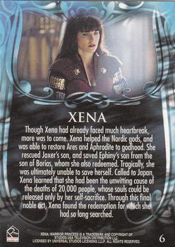 2002 Rittenhouse Xena Beauty & Brawn #6 Though Xena had already faced much heartbreak, Back