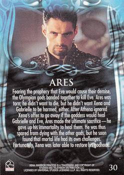 2002 Rittenhouse Xena Beauty & Brawn #30 Fearing the prophecy that Eve would cause the Back