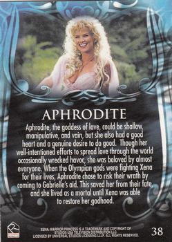 2002 Rittenhouse Xena Beauty & Brawn #38 Aphrodite, the goddess of love, could be shal Back