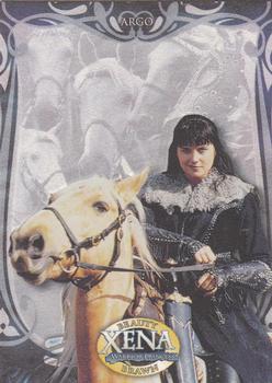 2002 Rittenhouse Xena Beauty & Brawn #39 Argo, Xena's beloved horse, was more than jus Front