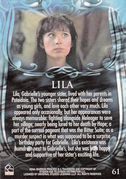 2002 Rittenhouse Xena Beauty & Brawn #61 Lila, Gabrielle's younger sister, lived with Back