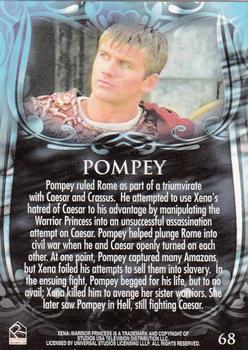 2002 Rittenhouse Xena Beauty & Brawn #68 Pompey ruled Rome as part of a triumvirate wi Back
