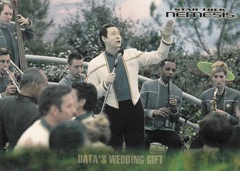 2002 Rittenhouse Star Trek: Nemesis #5 Data's Wedding Gift Front