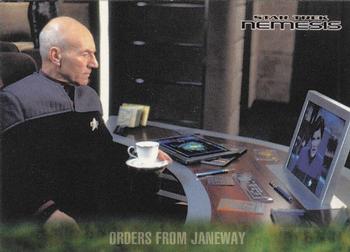2002 Rittenhouse Star Trek: Nemesis #12 Orders from Janeway Front