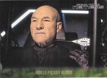 2002 Rittenhouse Star Trek: Nemesis #24 Noble Picard Blood Front