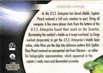 2002 Rittenhouse Star Trek: Nemesis #31 Enterprise Attacks Back