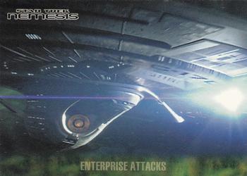 2002 Rittenhouse Star Trek: Nemesis #31 Enterprise Attacks Front