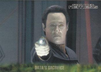 2002 Rittenhouse Star Trek: Nemesis #43 Data's Sacrifice Front
