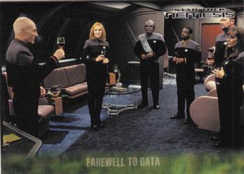 2002 Rittenhouse Star Trek: Nemesis #44 Farewell to Data Front