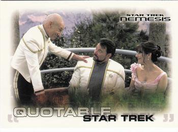 2002 Rittenhouse Star Trek: Nemesis #48 