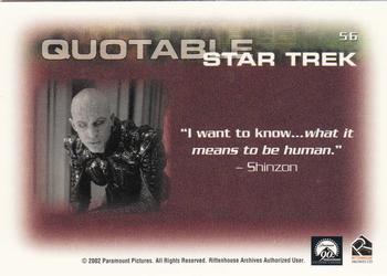 2002 Rittenhouse Star Trek: Nemesis #56 
