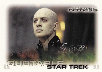 2002 Rittenhouse Star Trek: Nemesis #58 