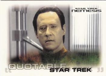 2002 Rittenhouse Star Trek: Nemesis #60 