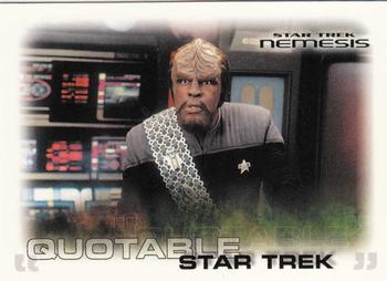 2002 Rittenhouse Star Trek: Nemesis #62 