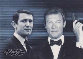2002 Rittenhouse James Bond 40th Anniversary #2 Bonus Cards Checklist Front