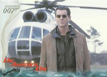 2002 Rittenhouse James Bond Die Another Day #5 James Bond arrives by helicopter at the North Kor Front
