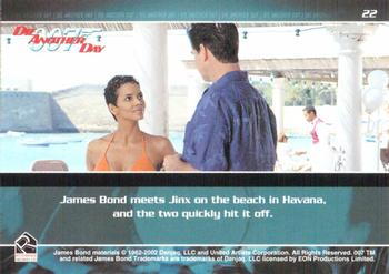 2002 Rittenhouse James Bond Die Another Day #22 James Bond meets Jinx on the beach in Havana Back