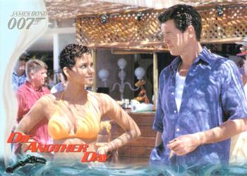 2002 Rittenhouse James Bond Die Another Day #22 James Bond meets Jinx on the beach in Havana Front