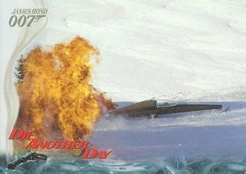 2002 Rittenhouse James Bond Die Another Day #48 With his boss Gustav Graves' icejet destroyed, Zo Front