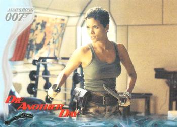 2002 Rittenhouse James Bond Die Another Day #59 Jinx is armed and dangerous. Aboard Gustav Graves Front