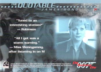 2002 Rittenhouse James Bond Die Another Day #71 