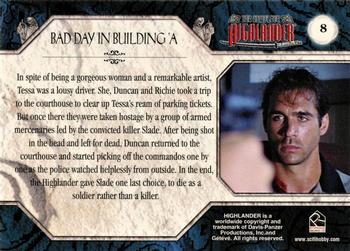 2003 Rittenhouse The Complete Highlander (TV) #8 Bad Day in Building A Back