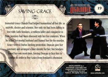 2003 Rittenhouse The Complete Highlander (TV) #19 Saving Grace Back