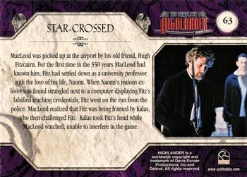 2003 Rittenhouse The Complete Highlander (TV) #63 Star-Crossed Back