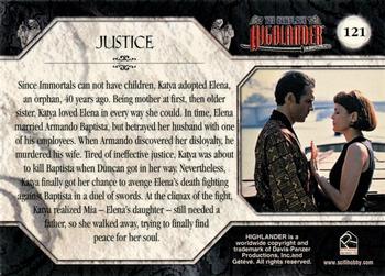2003 Rittenhouse The Complete Highlander (TV) #121 Justice Back