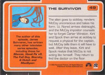 2003 Rittenhouse Star Trek: The Complete Star Trek: Animated Adventures  #49 The alien goes to sickbay, renders McCoy uncon Back