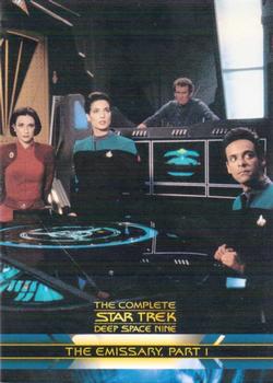2003 Rittenhouse The Complete Star Trek Deep Space Nine #5 Commander Benjamin Sisko, still grieving over Front