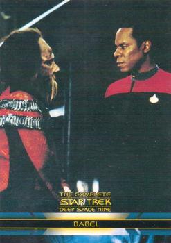 2003 Rittenhouse The Complete Star Trek Deep Space Nine #9 While O'Brien attempted to fix the food replic Front