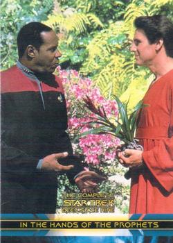 2003 Rittenhouse The Complete Star Trek Deep Space Nine #24 The Prophets taught patience, but some Bajoran Front