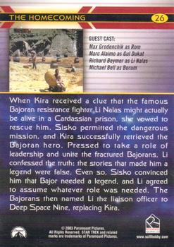 2003 Rittenhouse The Complete Star Trek Deep Space Nine #26 When Kira received a clue that the famous Bajo Back
