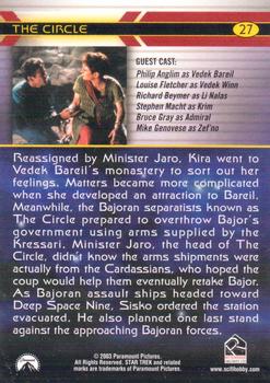 2003 Rittenhouse The Complete Star Trek Deep Space Nine #27 Reassigned by Minister Jaro, Kira went to Vede Back