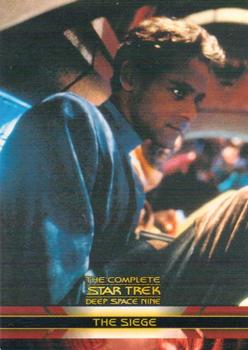2003 Rittenhouse The Complete Star Trek Deep Space Nine #28 Bajoran raiders boarded Deep Space Nine, empty Front