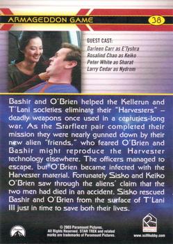 2003 Rittenhouse The Complete Star Trek Deep Space Nine #38 Bashir and O'Brien helped the Kellerun and T'L Back